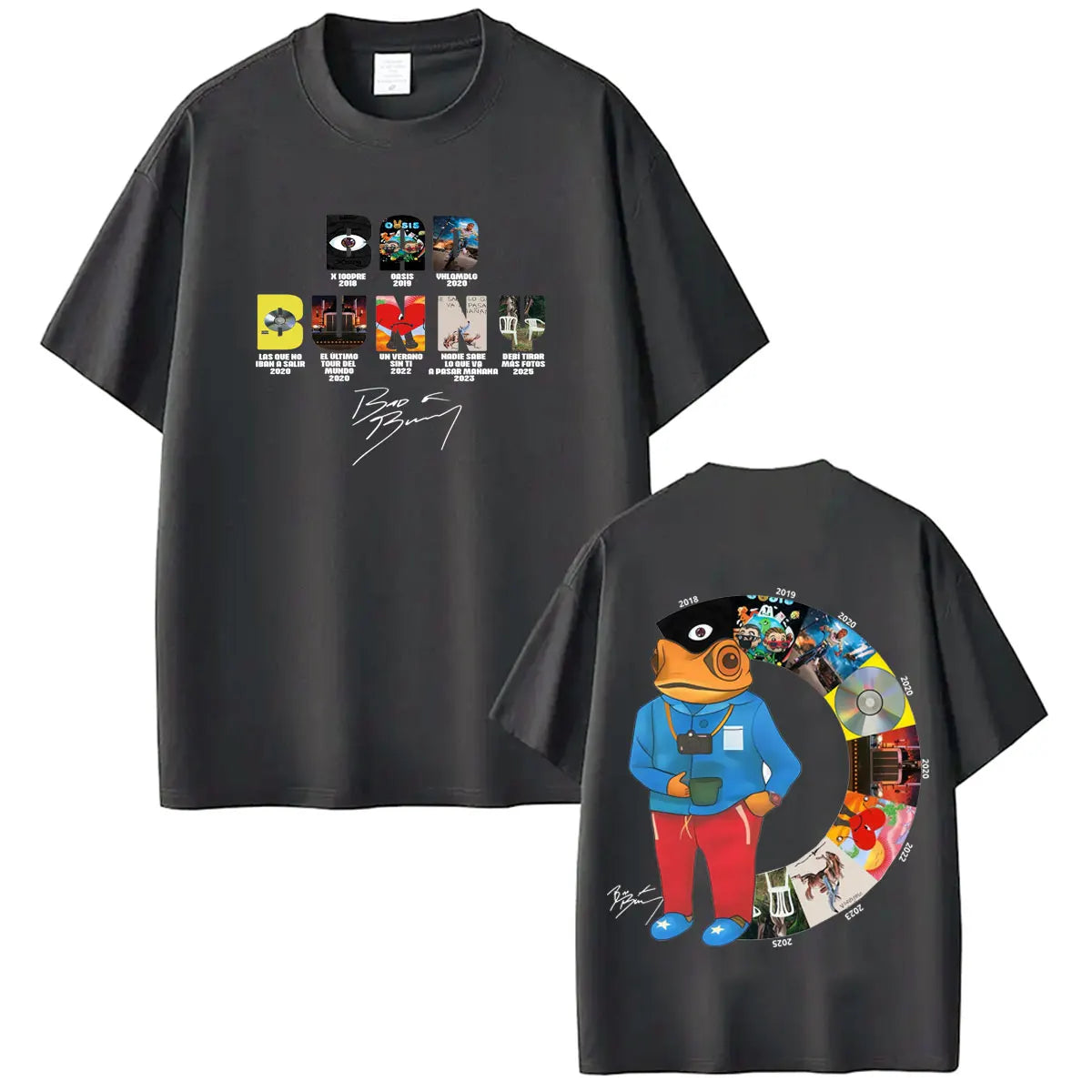 Camiseta del rapero Bad Bunny, camisetas Debi Tirar Mas Fotos DTMF, ropa para hombres y mujeres, camiseta de manga corta de Hip Hop, ropa de calle