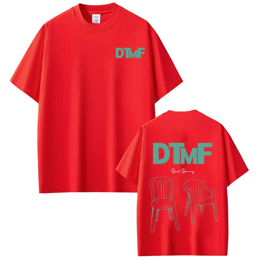 Camiseta del rapero Bad Bunny, Debi Tirar Mas Fotos DTMF, camisetas para hombre y mujer, ropa de moda, camiseta holgada Vintage, Tops, ropa de calle
