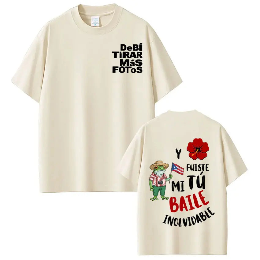Camiseta con gráficos del rapero Bad Bunny Tour, camisetas Vintage para hombres y mujeres, camisetas estéticas de hip-hop