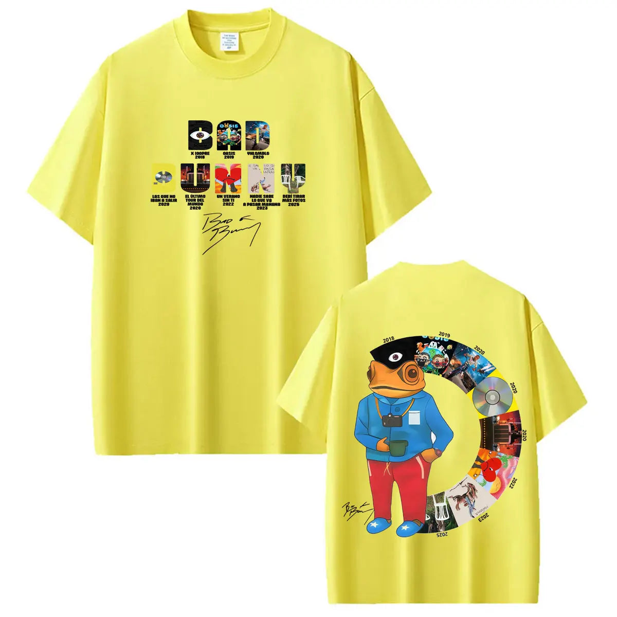 Camiseta del rapero Bad Bunny, camisetas Debi Tirar Mas Fotos DTMF, ropa para hombres y mujeres, camiseta de manga corta de Hip Hop, ropa de calle
