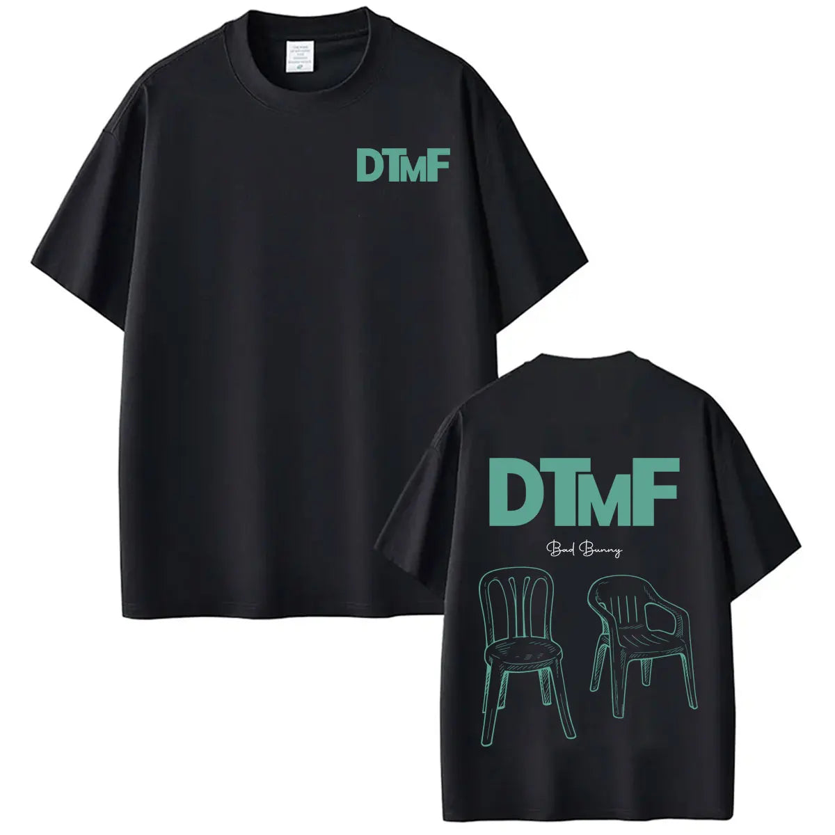 Camiseta del rapero Bad Bunny, Debi Tirar Mas Fotos DTMF, camisetas para hombre y mujer, ropa de moda, camiseta holgada Vintage, Tops, ropa de calle