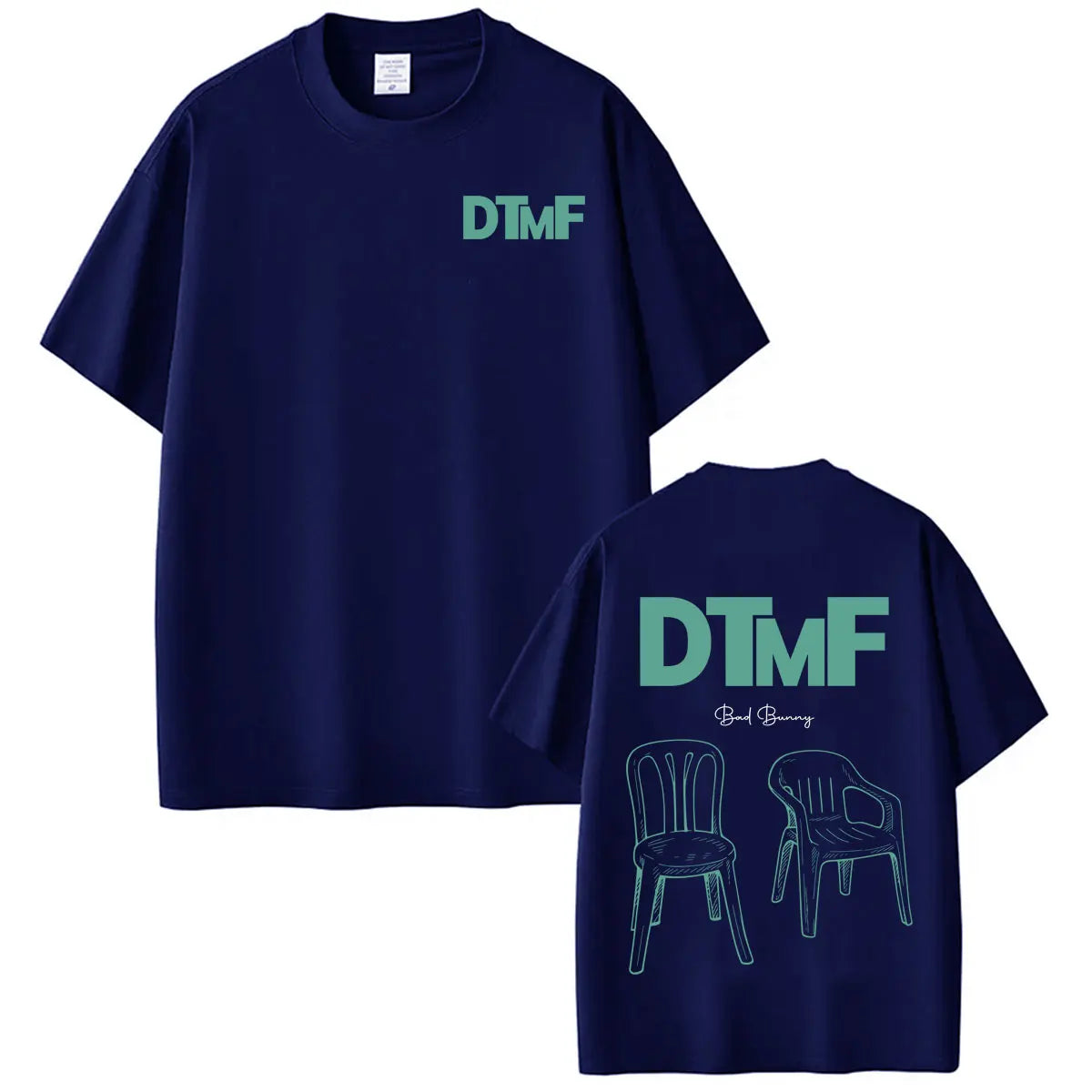 Camiseta del rapero Bad Bunny, Debi Tirar Mas Fotos DTMF, camisetas para hombre y mujer, ropa de moda, camiseta holgada Vintage, Tops, ropa de calle