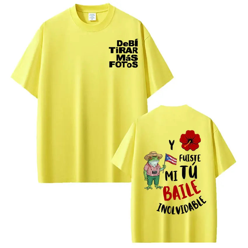 Camiseta con gráficos del rapero Bad Bunny Tour, camisetas Vintage para hombres y mujeres, camisetas estéticas de hip-hop