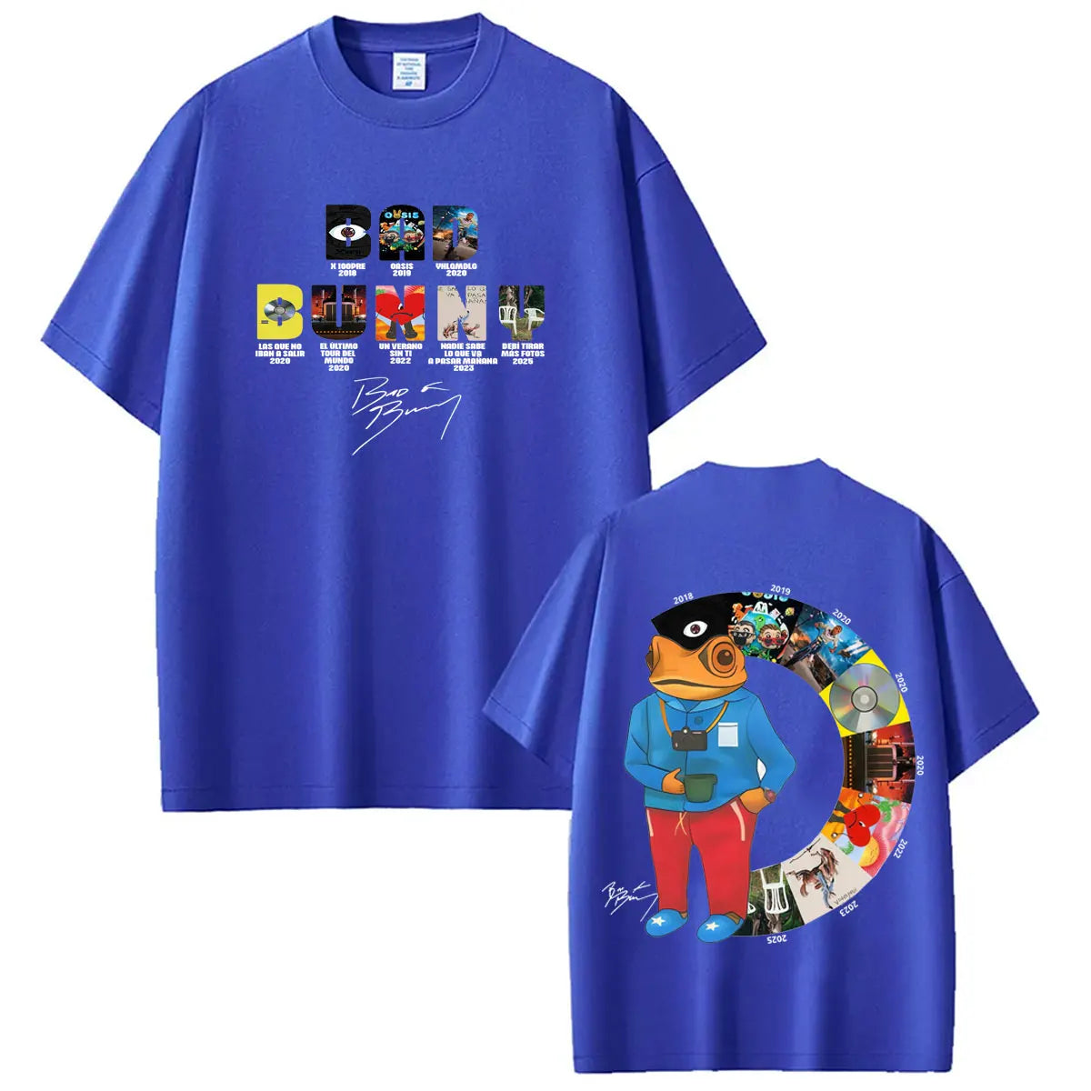 Camiseta del rapero Bad Bunny, camisetas Debi Tirar Mas Fotos DTMF, ropa para hombres y mujeres, camiseta de manga corta de Hip Hop, ropa de calle