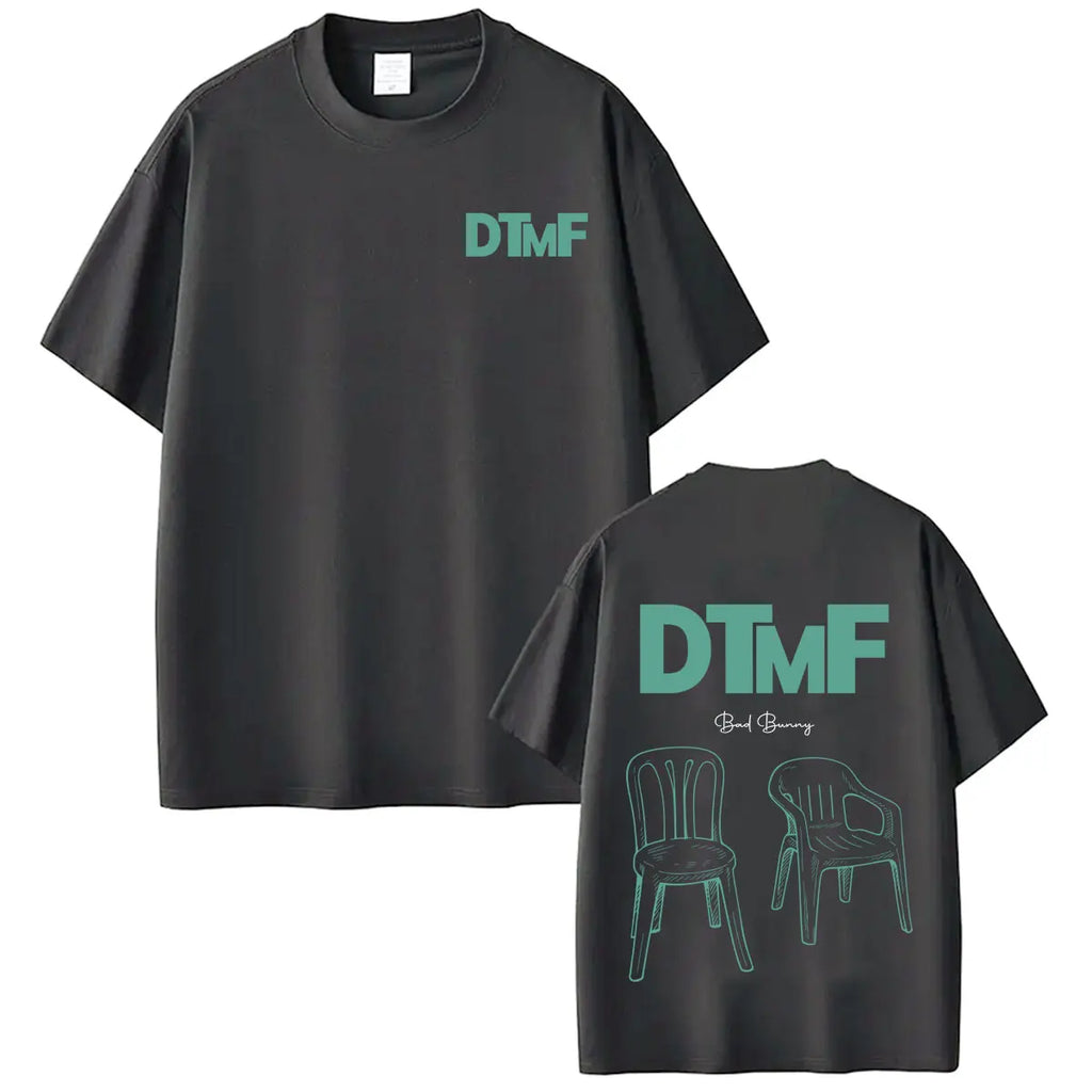Camiseta del rapero Bad Bunny, Debi Tirar Mas Fotos DTMF, camisetas para hombre y mujer, ropa de moda, camiseta holgada Vintage, Tops, ropa de calle